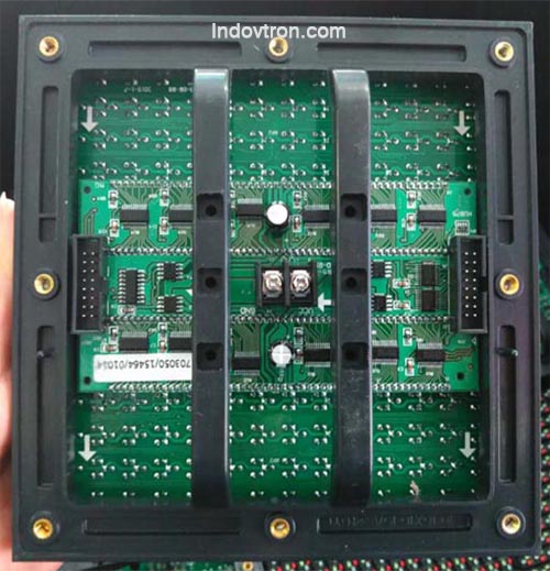 Videotron P10 DIP346 outdoor full color led modules luar ruangan bagian belakang, jasa videotron surabaya, jual videotron p6 outdoor, videotron murah bergaransi, jual led display